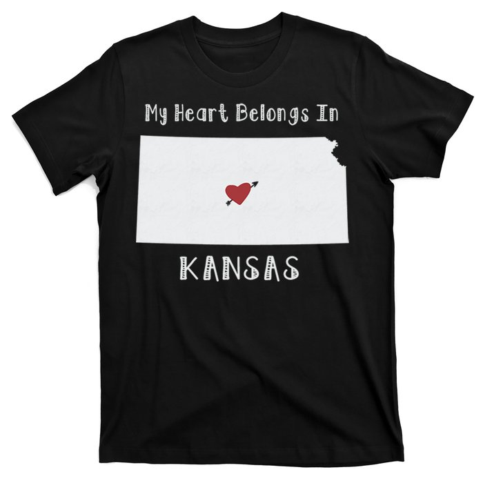 My Heart Belongs In Kansas T-Shirt