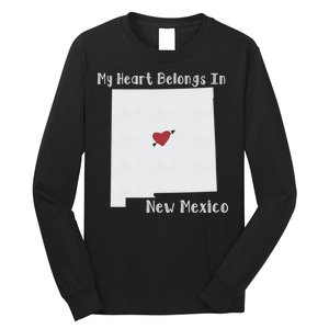 My Heart Belongs In New Mexico Long Sleeve Shirt