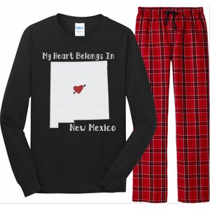 My Heart Belongs In New Mexico Long Sleeve Pajama Set