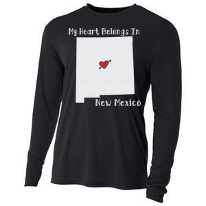 My Heart Belongs In New Mexico Cooling Performance Long Sleeve Crew