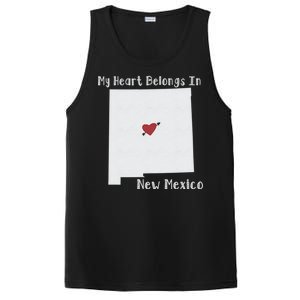 My Heart Belongs In New Mexico PosiCharge Competitor Tank