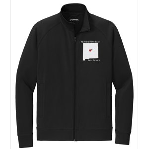 My Heart Belongs In New Mexico Stretch Full-Zip Cadet Jacket