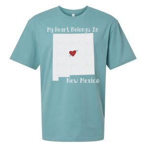 My Heart Belongs In New Mexico Sueded Cloud Jersey T-Shirt