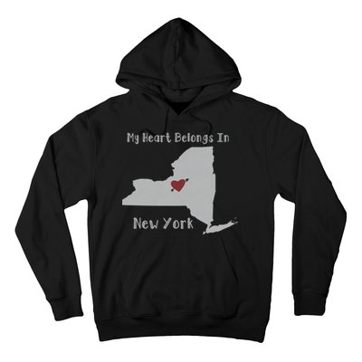 My Heart Belongs In New York Hoodie