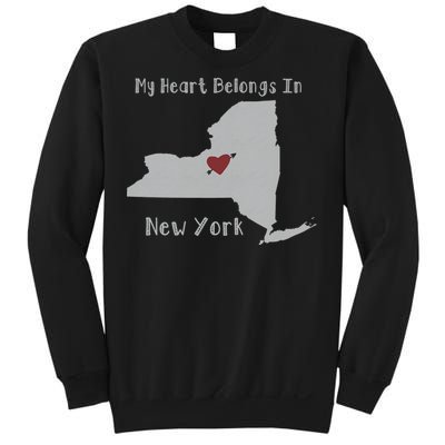 My Heart Belongs In New York Sweatshirt