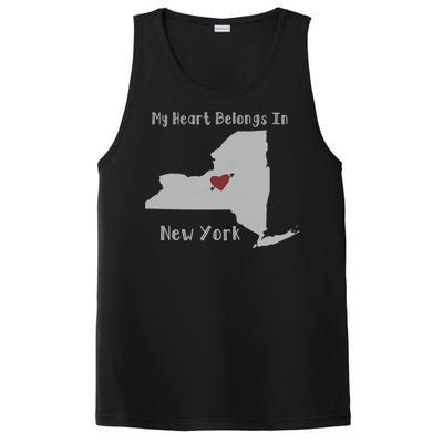 My Heart Belongs In New York PosiCharge Competitor Tank