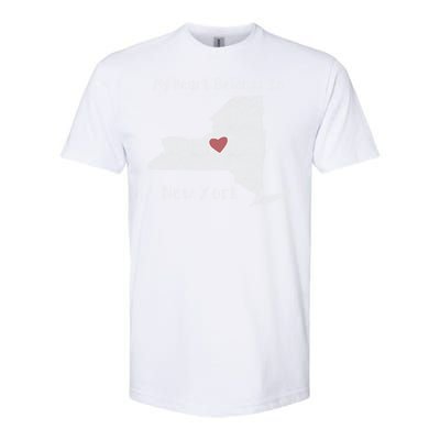 My Heart Belongs In New York Softstyle® CVC T-Shirt