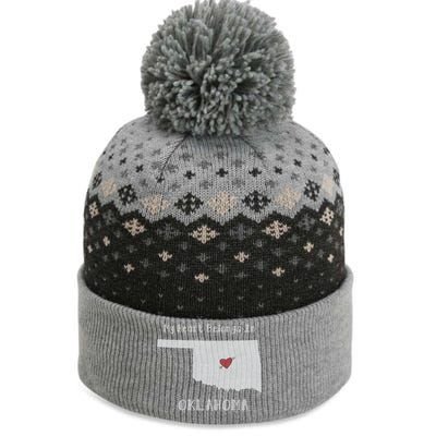 My Heart Belongs In Oklahoma The Baniff Cuffed Pom Beanie