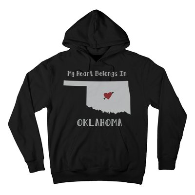 My Heart Belongs In Oklahoma Hoodie