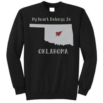 My Heart Belongs In Oklahoma Sweatshirt