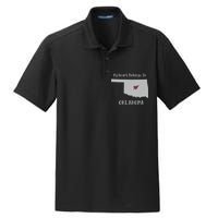 My Heart Belongs In Oklahoma Dry Zone Grid Polo