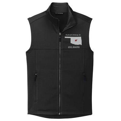 My Heart Belongs In Oklahoma Collective Smooth Fleece Vest