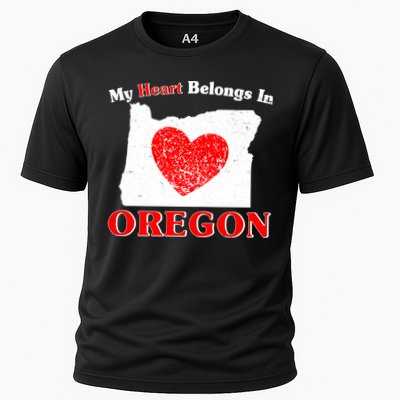 My Heart Belongs In Oregon Performance Shirt