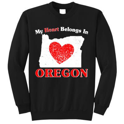 My Heart Belongs In Oregon Sweatshirt