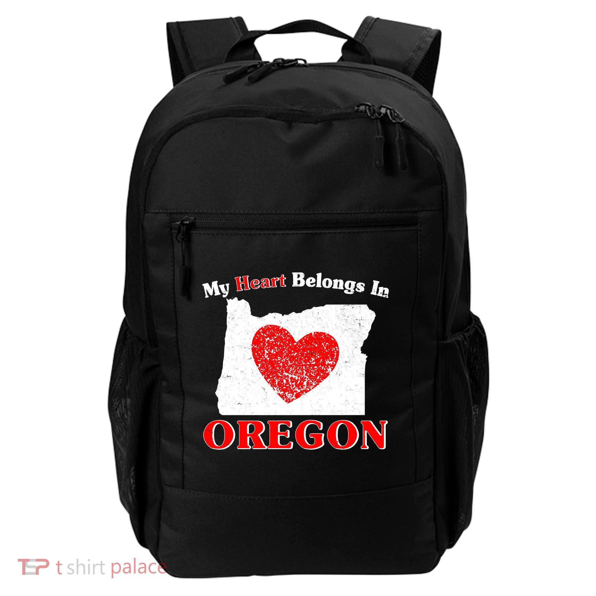 My Heart Belongs In Oregon Backpack