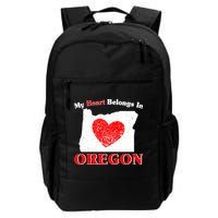 My Heart Belongs In Oregon Backpack