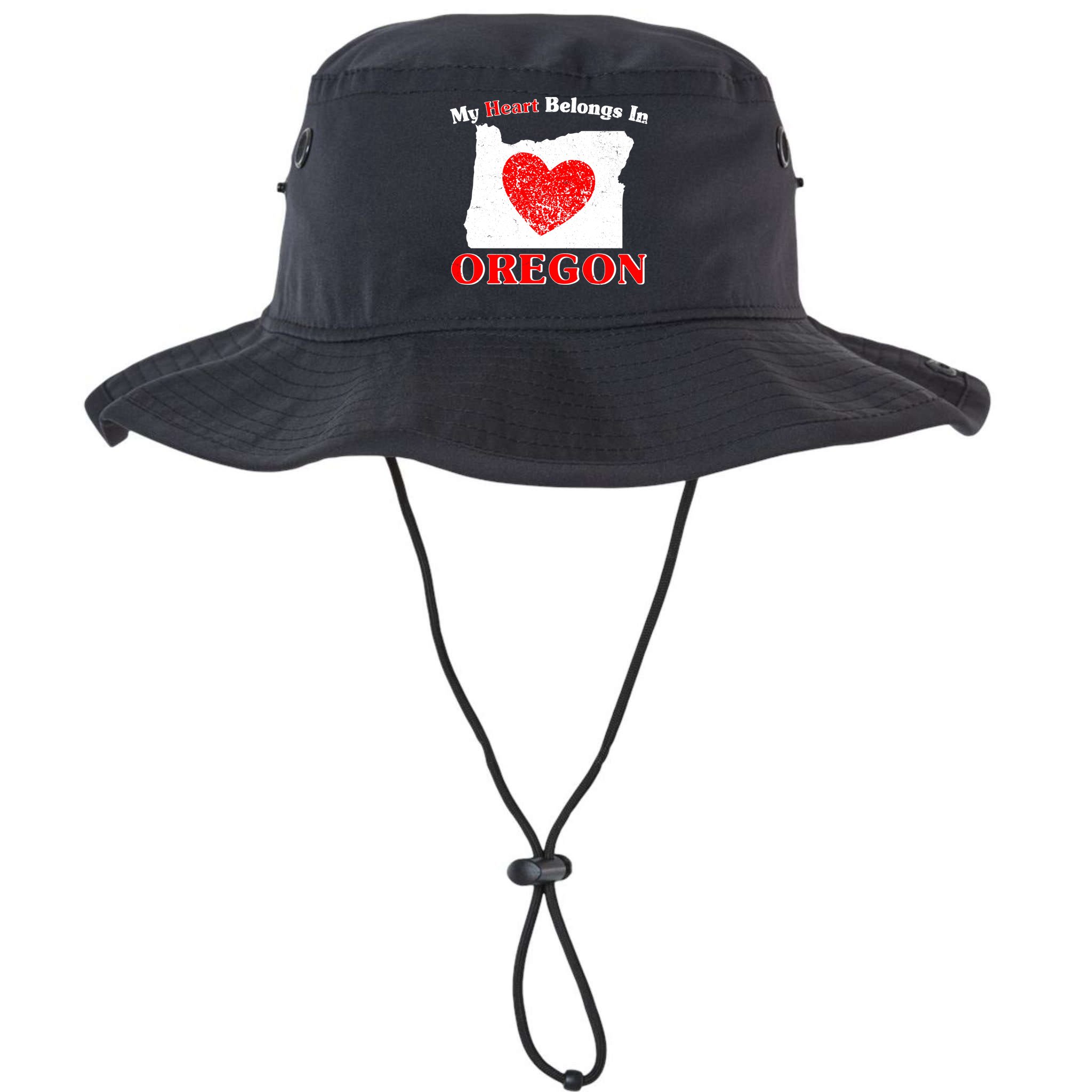 My Heart Belongs In Oregon Bucket Hat
