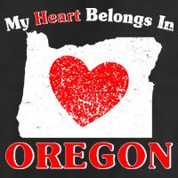 My Heart Belongs In Oregon 15oz Campfire Ceramic Mug