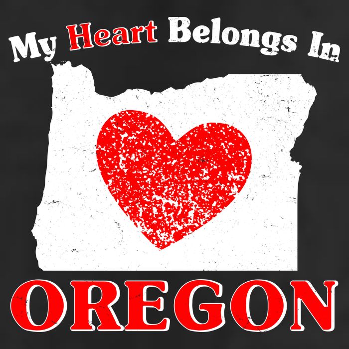 My Heart Belongs In Oregon 15oz Campfire Ceramic Mug