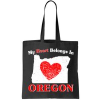 My Heart Belongs In Oregon Bag