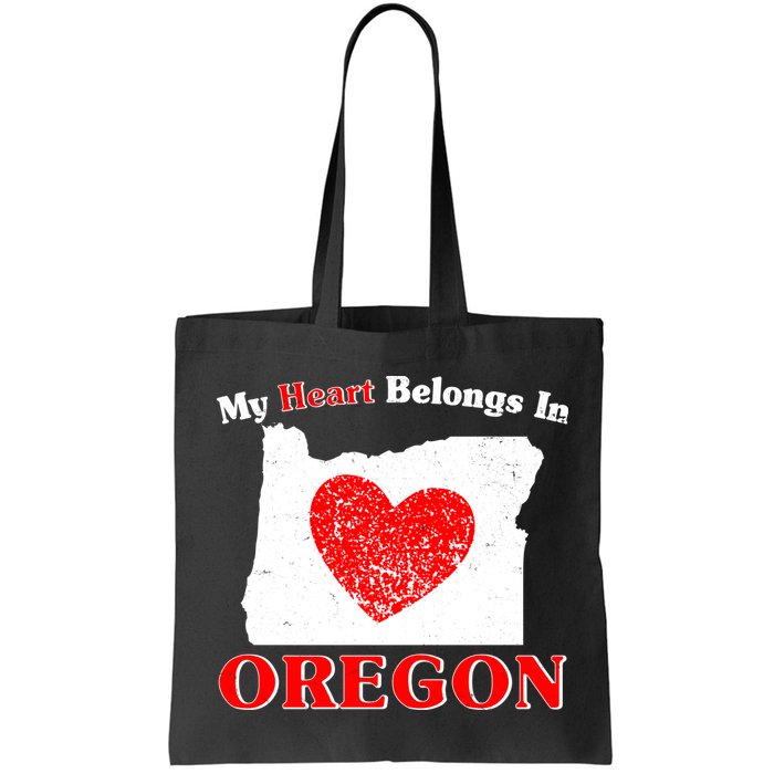My Heart Belongs In Oregon Bag