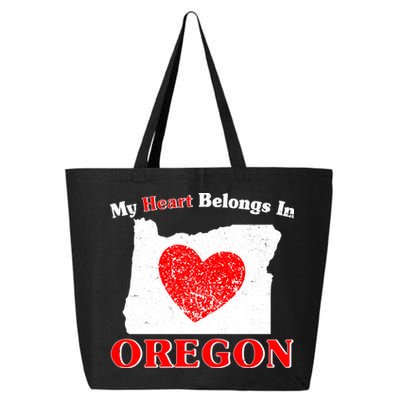 My Heart Belongs In Oregon 25L Jumbo Tote