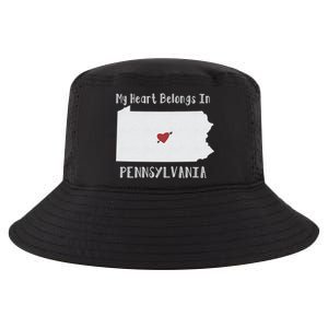 My Heart Belongs In Pennsylvania Cool Comfort Performance Bucket Hat