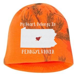 My Heart Belongs In Pennsylvania Kati - Camo Knit Beanie