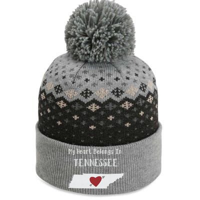 My Heart Belongs In Tennessee The Baniff Cuffed Pom Beanie