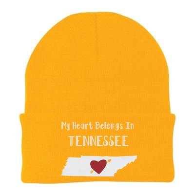 My Heart Belongs In Tennessee Knit Cap Winter Beanie