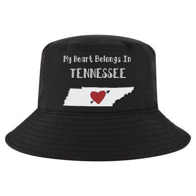 My Heart Belongs In Tennessee Cool Comfort Performance Bucket Hat