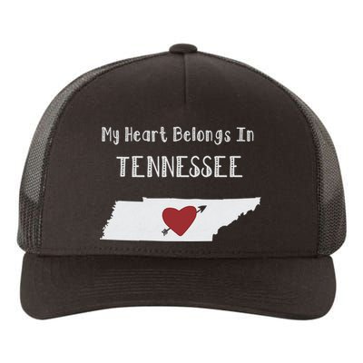 My Heart Belongs In Tennessee Yupoong Adult 5-Panel Trucker Hat