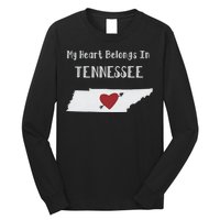 My Heart Belongs In Tennessee Long Sleeve Shirt