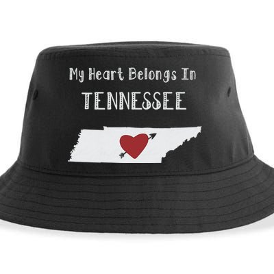 My Heart Belongs In Tennessee Sustainable Bucket Hat