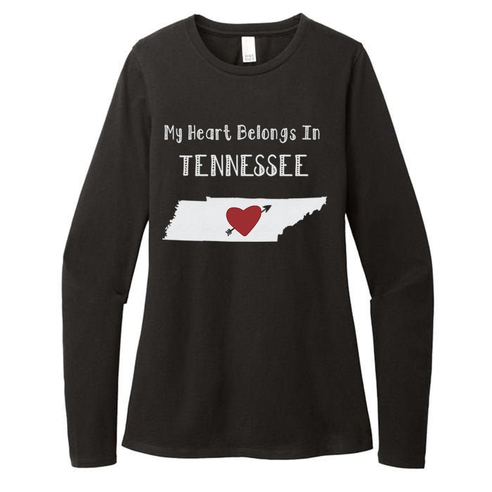 My Heart Belongs In Tennessee Womens CVC Long Sleeve Shirt