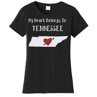 My Heart Belongs In Tennessee Women's T-Shirt