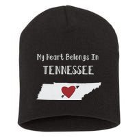 My Heart Belongs In Tennessee Short Acrylic Beanie