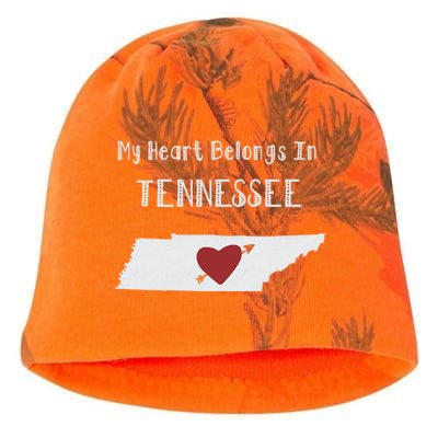 My Heart Belongs In Tennessee Kati - Camo Knit Beanie