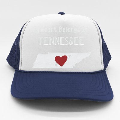 My Heart Belongs In Tennessee Trucker Hat