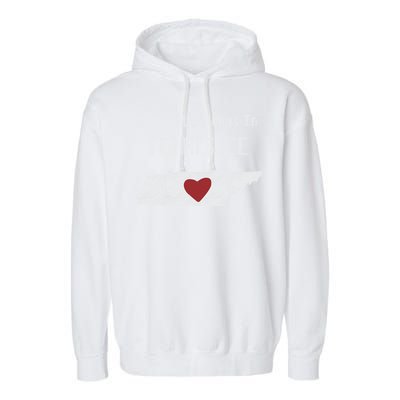 My Heart Belongs In Tennessee Garment-Dyed Fleece Hoodie