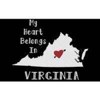 My Heart Belongs In Virginia Bumper Sticker