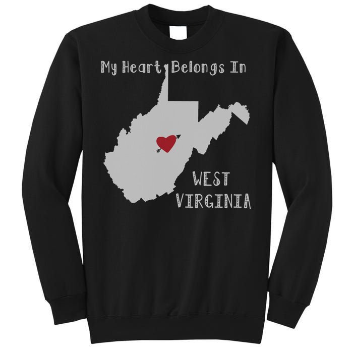 My Heart Belongs In West Virginia Sweatshirt