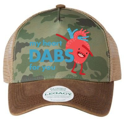 My Heart Dabs For You Legacy Tie Dye Trucker Hat