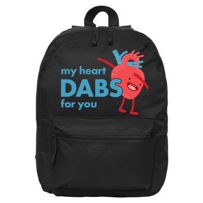 My Heart Dabs For You 16 in Basic Backpack