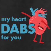 My Heart Dabs For You 25L Jumbo Tote