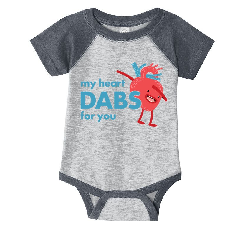 My Heart Dabs For You Infant Baby Jersey Bodysuit