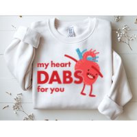 My Heart Dabs For You Sweatshirt