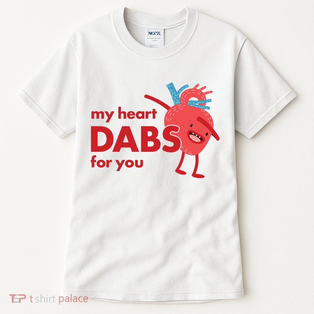 My Heart Dabs For You Tall T-Shirt