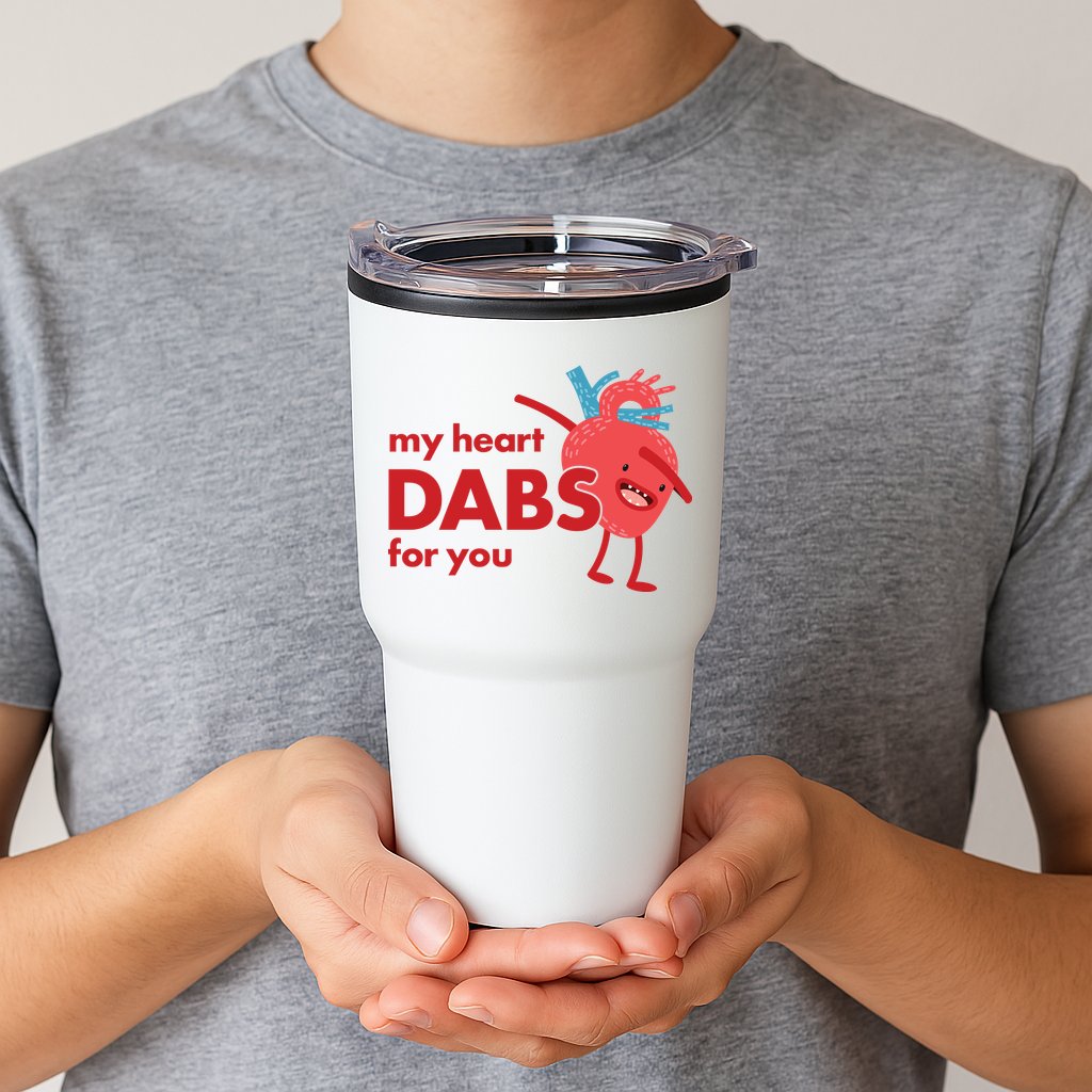 My Heart Dabs For You Tumbler