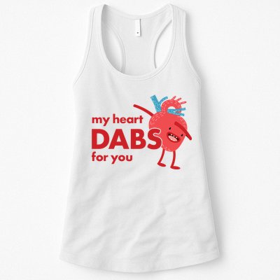 My Heart Dabs For You Womens Tank Top